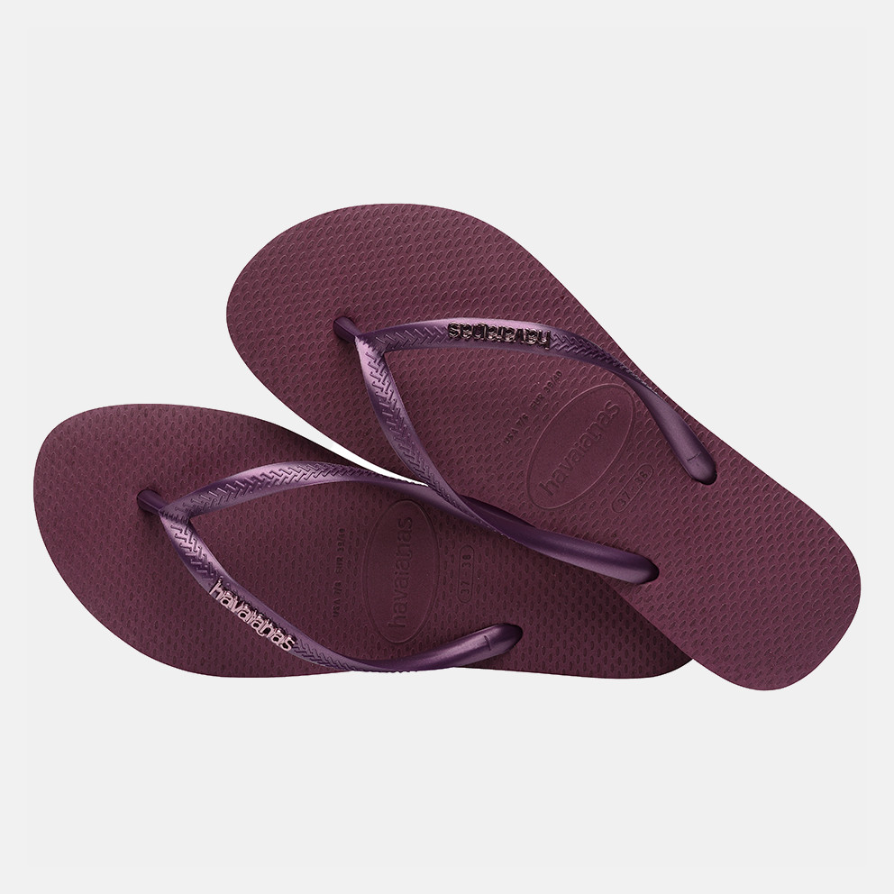Slim logo metallic havaianas deals