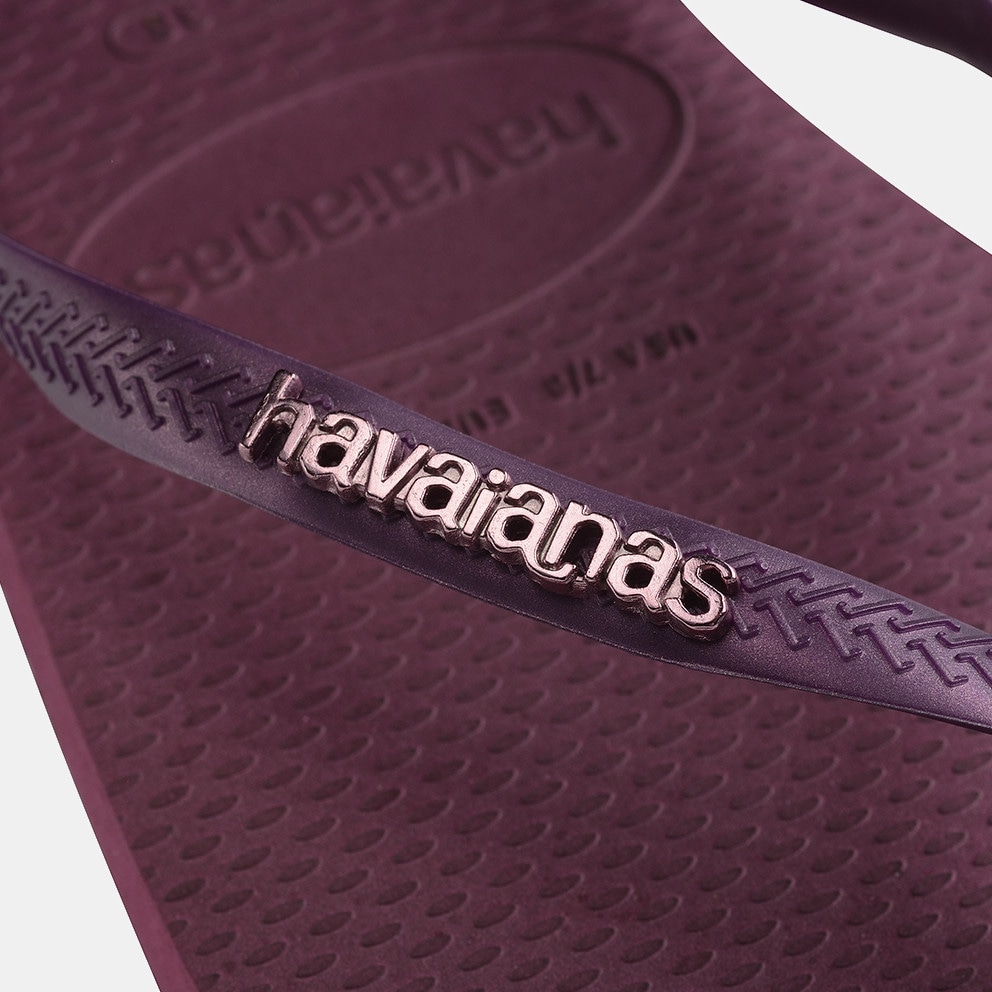 Havaianas Slim Logo Metallic Unisex Flip Flops