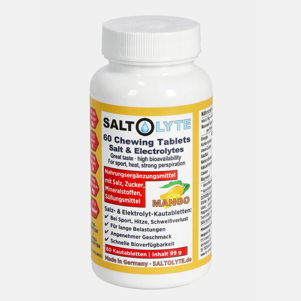 Saltolyte 60 Salt & Electrolytes Chewing Tablets Μango