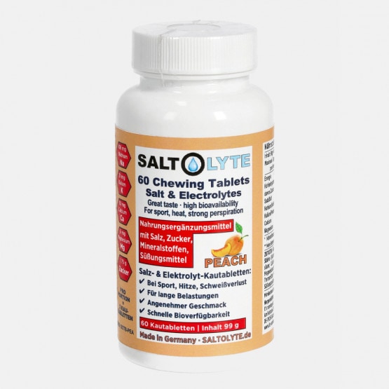 Saltolyte 10 Salt & Electrolytes Chewing Tablets Peach