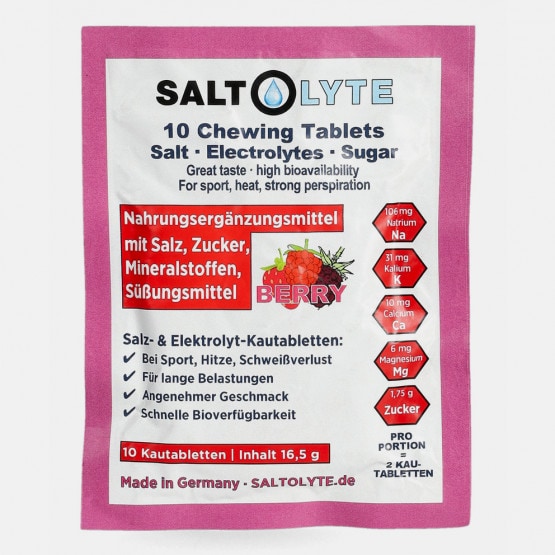 Saltolyte 10 Salt & Electrolytes Chewing Tablets Βerry
