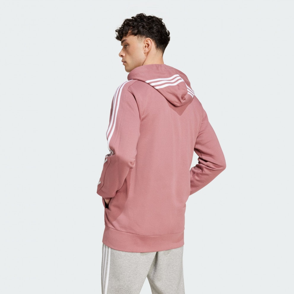 adidas Essentials French Terry 3-Stripes Full-Zip Hoodie