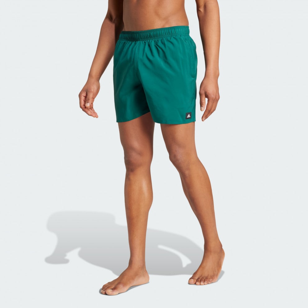 adidas Solid Clx Short adidas 037001 pants sale walmart stores free Length Swim Shorts Collegiate Green Black IX7582