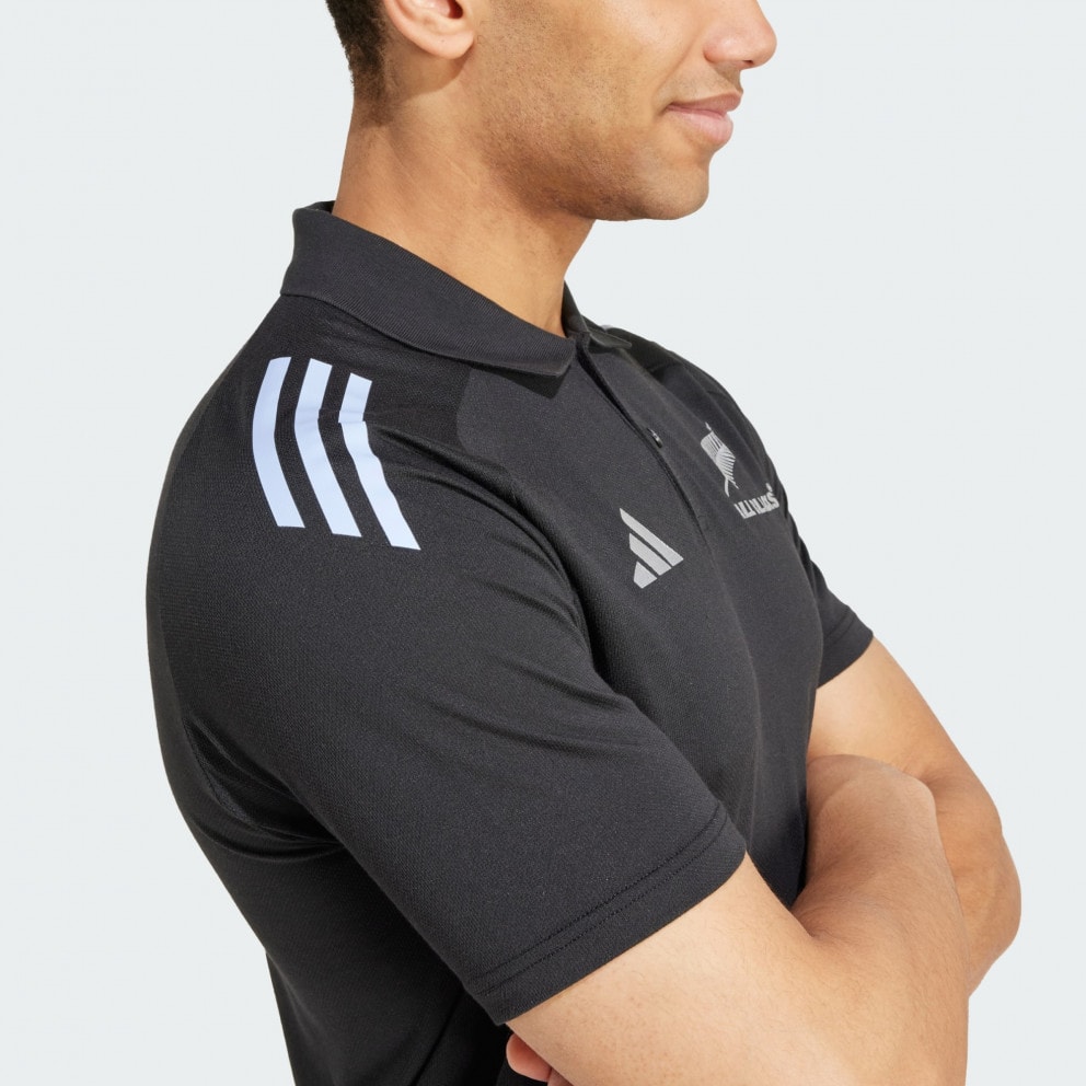 adidas All Blacks Rugby Short Sleeve Polo Shirt