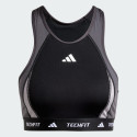 adidas Techfit Medium-Support High-Neck Colorblock Bra