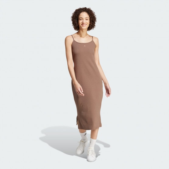 adidas All Szn Rib Fitted Midi Dress