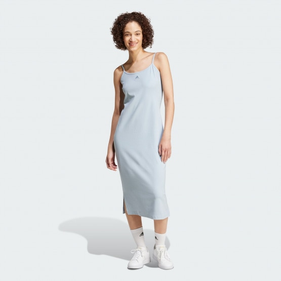 adidas All Szn Rib Fitted Midi Dress