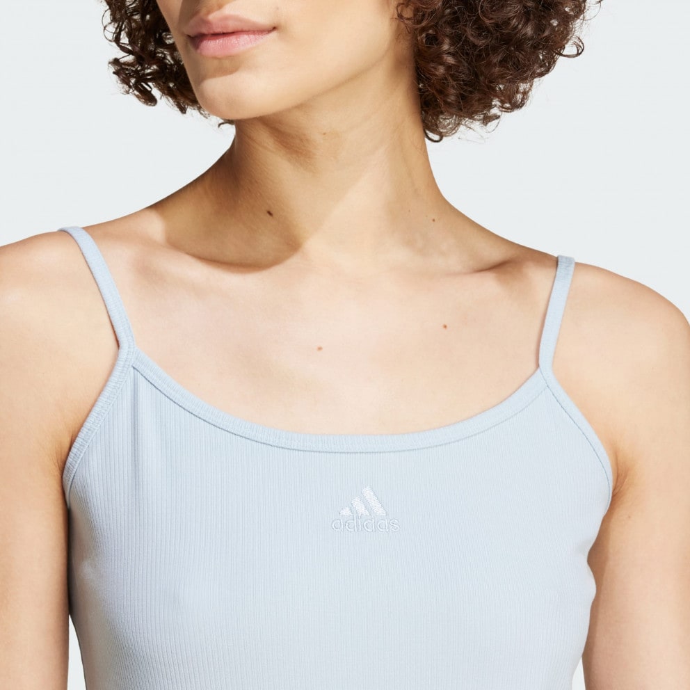 adidas All Szn Rib Fitted Midi Dress
