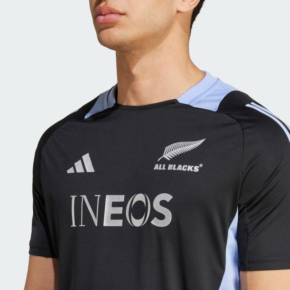 adidas All Blacks Rugby Aeroready Short Sleeve Tee