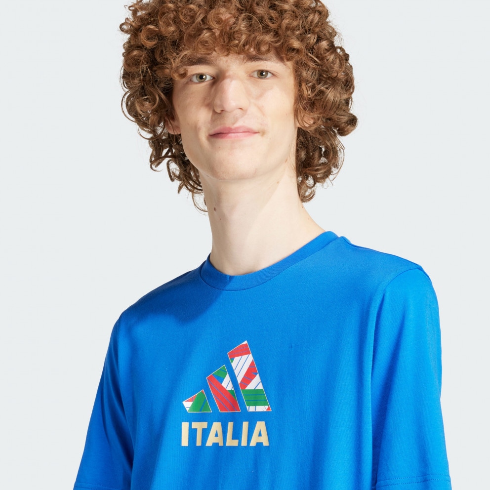 adidas Italy Football Fan Graphic Men's T-shirt
