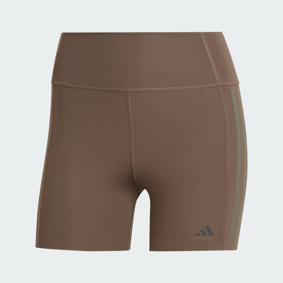 adidas Optime 4-Inch Raw-Cut-Hem Leggings