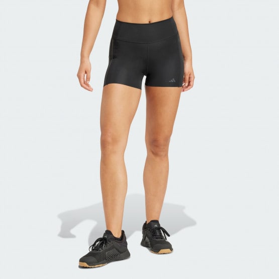 adidas Optime 4-Inch Raw-Cut-Hem Leggings