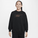 Nike G Nsw Club Flc Bf Crew Ls Shne