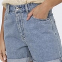Only Onlvega Hw Mom Dnm Shorts Noos