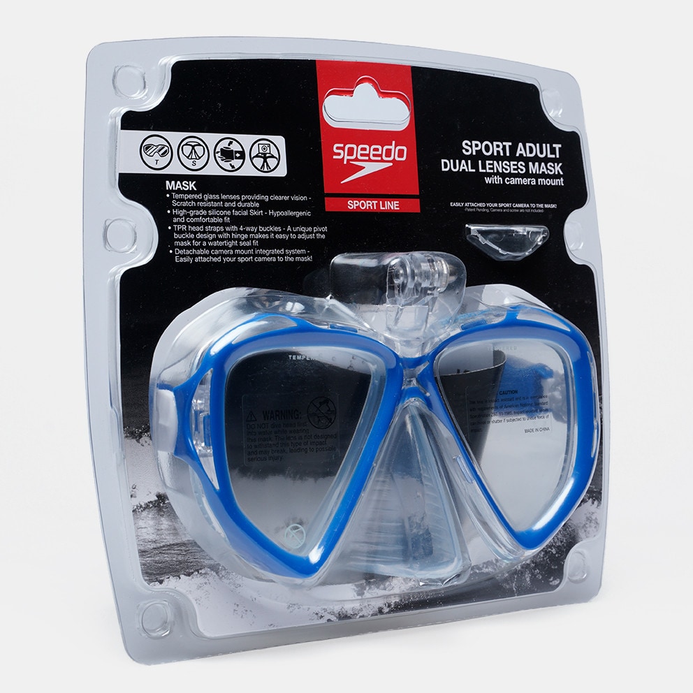 Speedo Sport Adult Dual Lenses Mask With Camera Mo