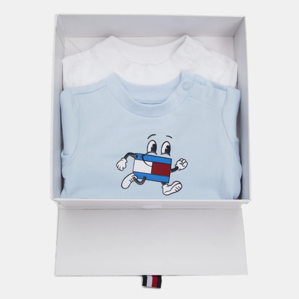 Tommy Jeans Baby Flag Tee 2 Pack Σετ Δώρου