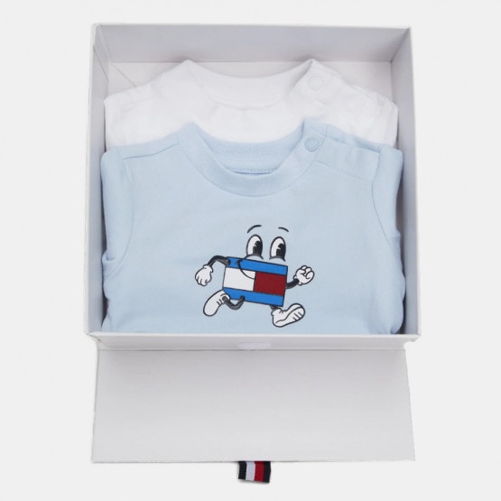 Tommy Jeans Baby Flag Tee 2 Pack Σετ Δώρου