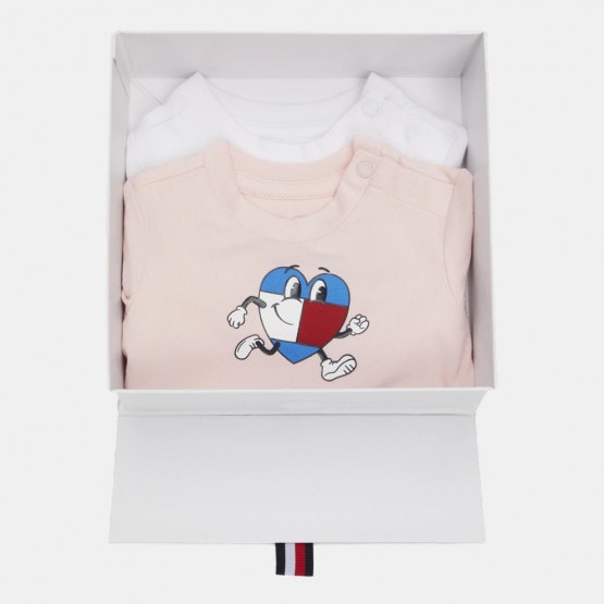 Tommy Jeans Baby Flag Tee 2 Pack Σετ Δώρου