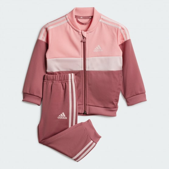 adidas Tiberio 3-Stripes Colorblock Shiny Track Suit Kids