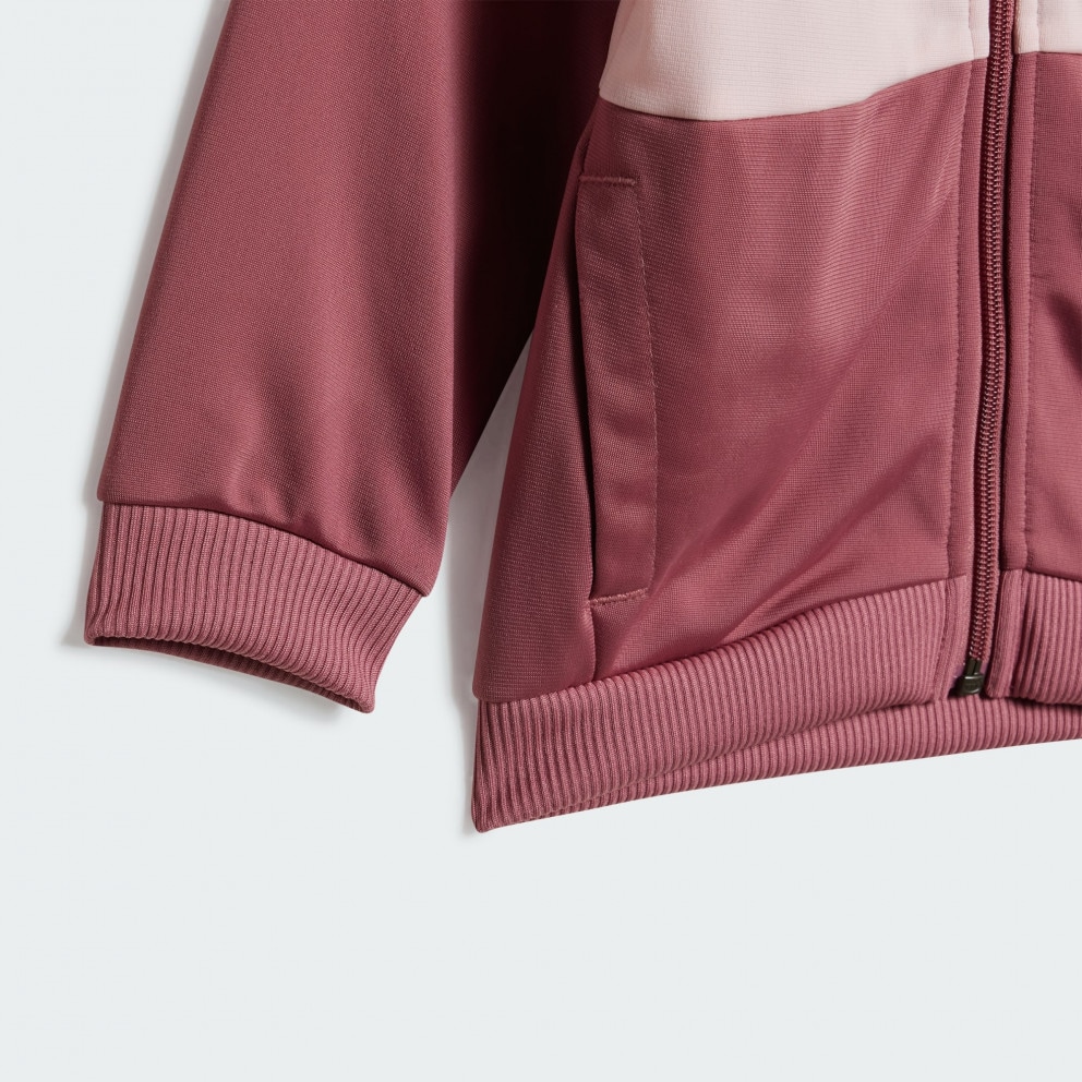 adidas Tiberio 3-Stripes Colorblock Shiny Track Suit Kids