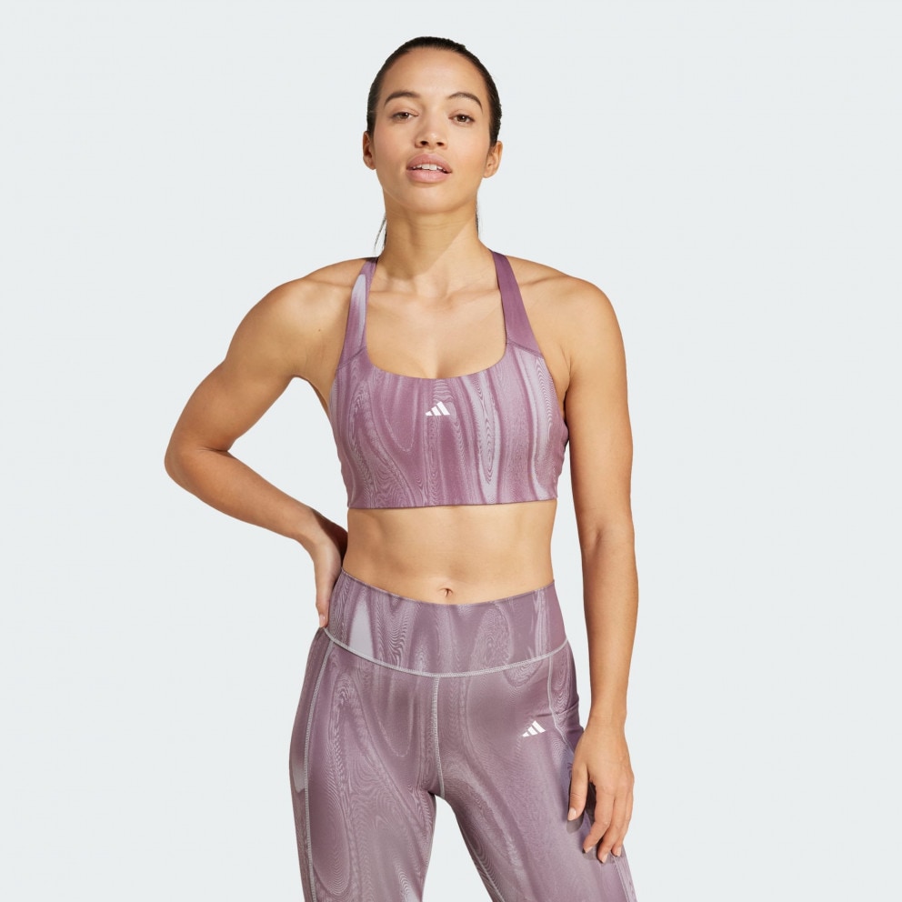adidas Powerimpact Training Medium-Support 3-Stripes Bra