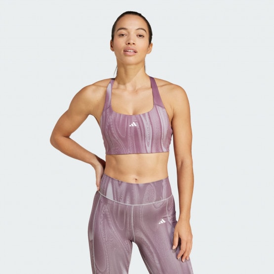 adidas Powerimpact Training Medium-Support 3-Stripes Bra