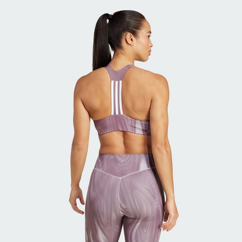 adidas Powerimpact Training Medium-Support 3-Stripes Bra