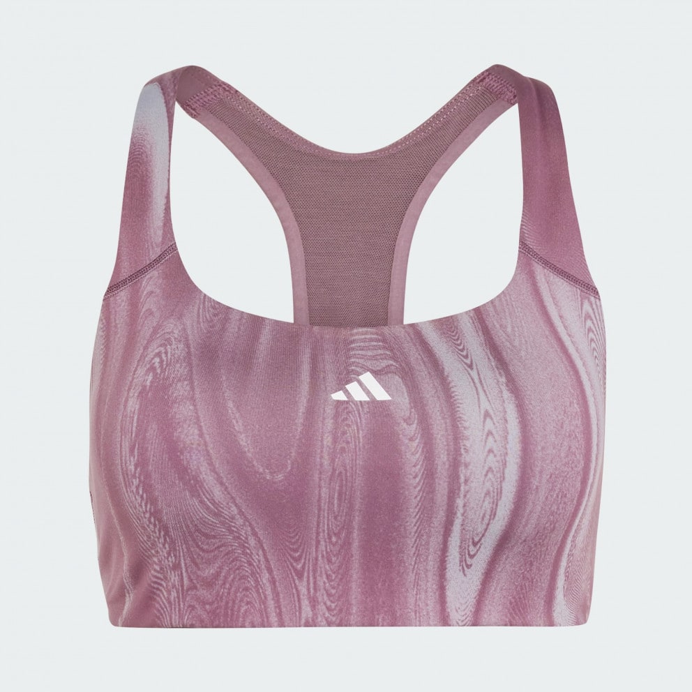 adidas Powerimpact Training Medium-Support 3-Stripes Bra