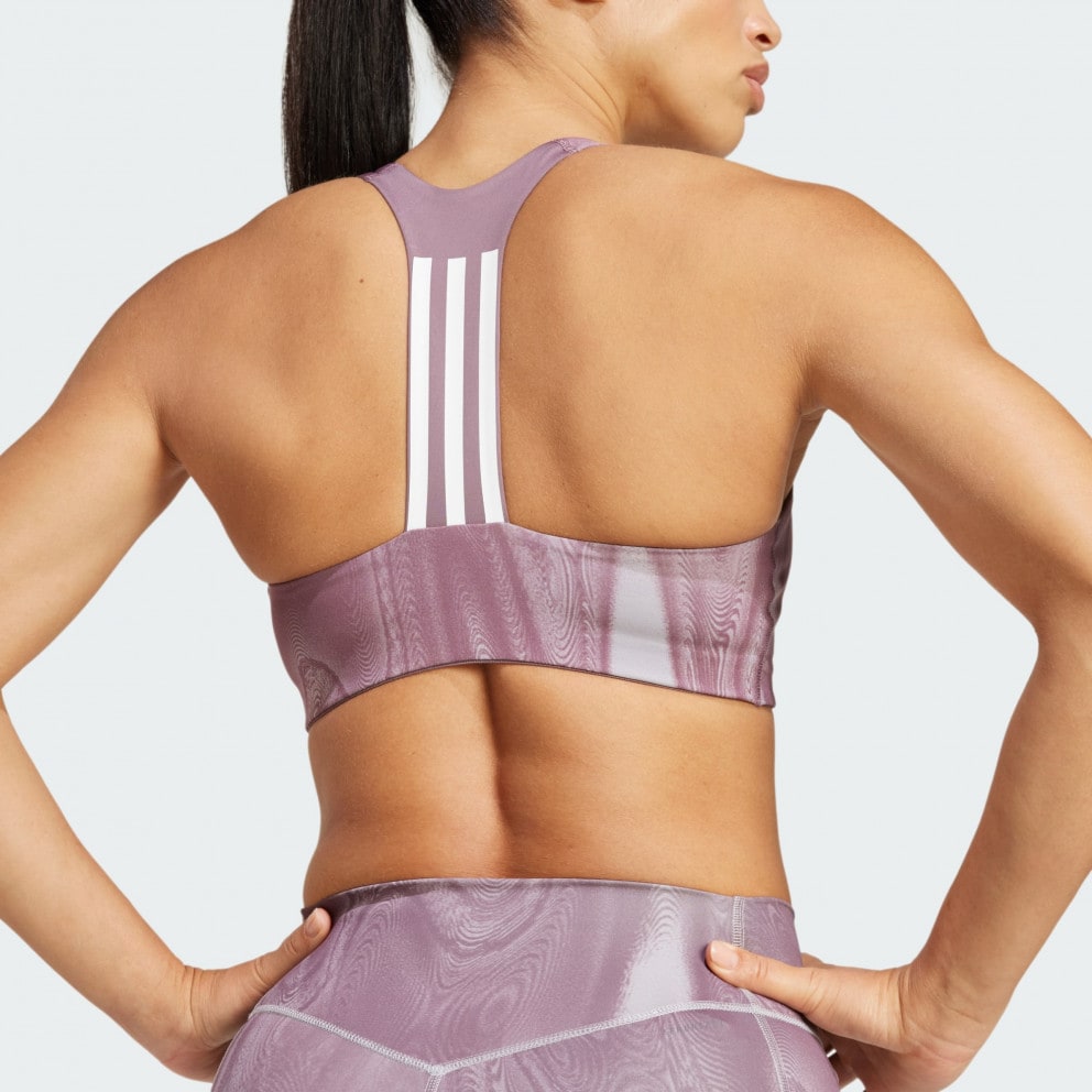 adidas Powerimpact Training Medium-Support 3-Stripes Bra
