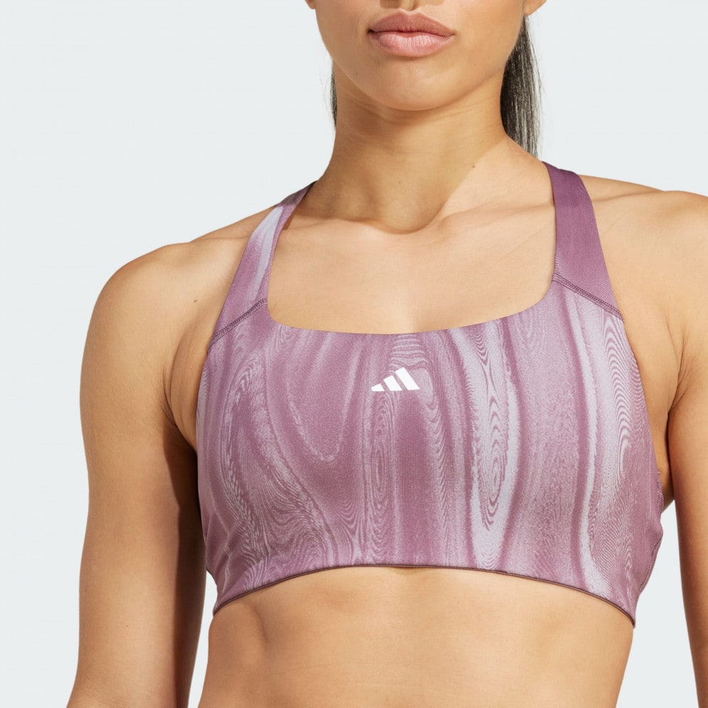 adidas Powerimpact Training Medium-Support 3-Stripes Bra