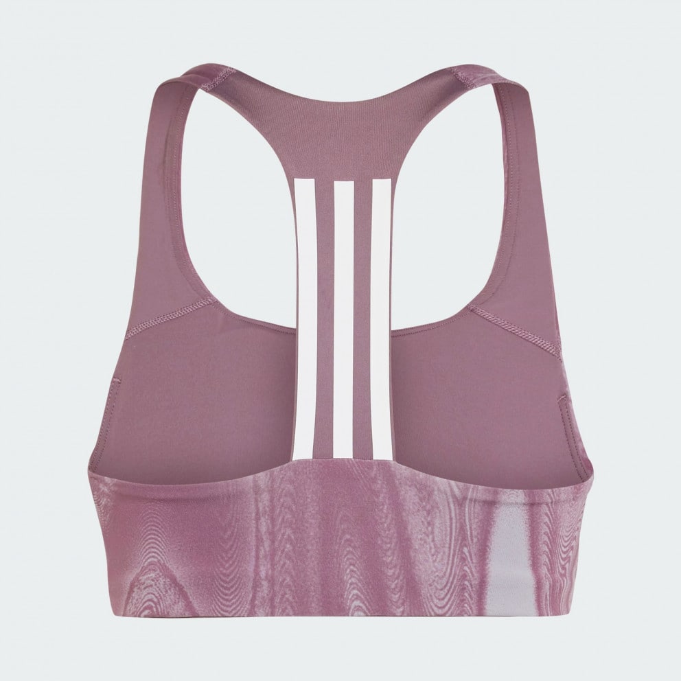 adidas Powerimpact Training Medium-Support 3-Stripes Bra