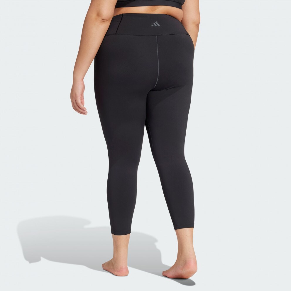 adidas All Me 7 8 Leggings Plus Size Black IN9084
