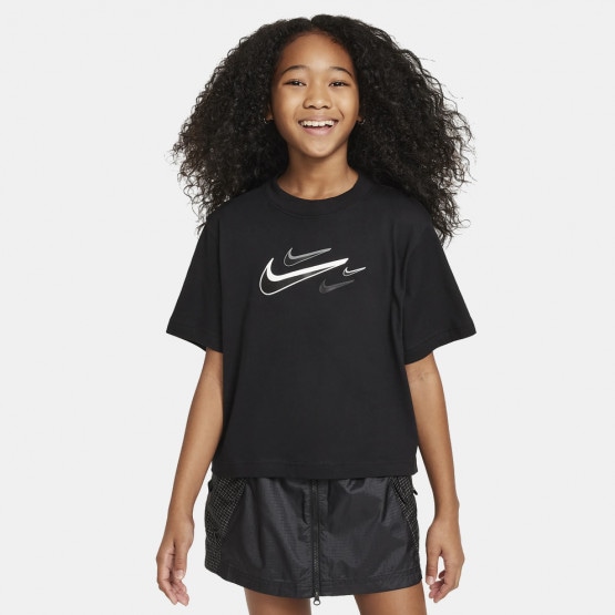 Nike G Nsw Tee Boxy Swoosh Logo