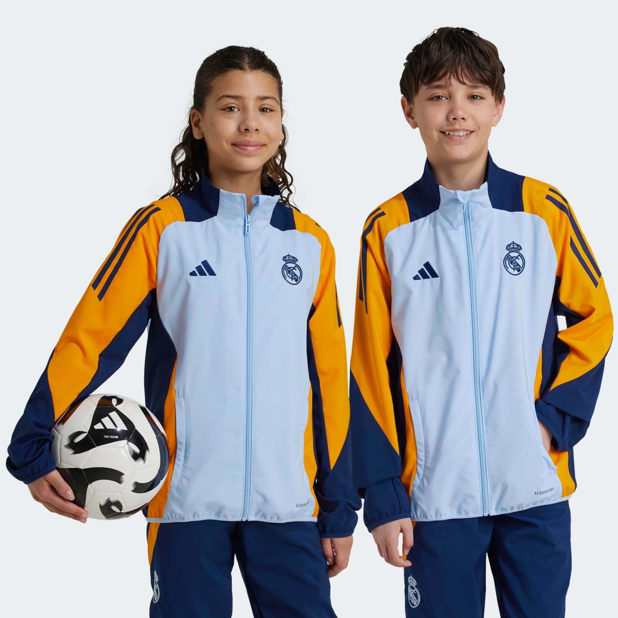 adidas adidas Real Madrid Tiro 24 Competition Presentation Παιδική Ποδοσφαιρική Ζακέτα (9000197054_80631)