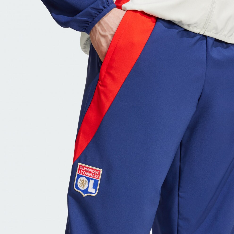 adidas Olympique Lyonnais Tiro 24 Presentation Ανδρικό Ποδοσφαιρικό Παντελόνι Φόρμας