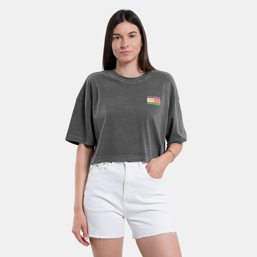 Tommy Jeans Summer Flag Γυναικείο T-shirt Cropped