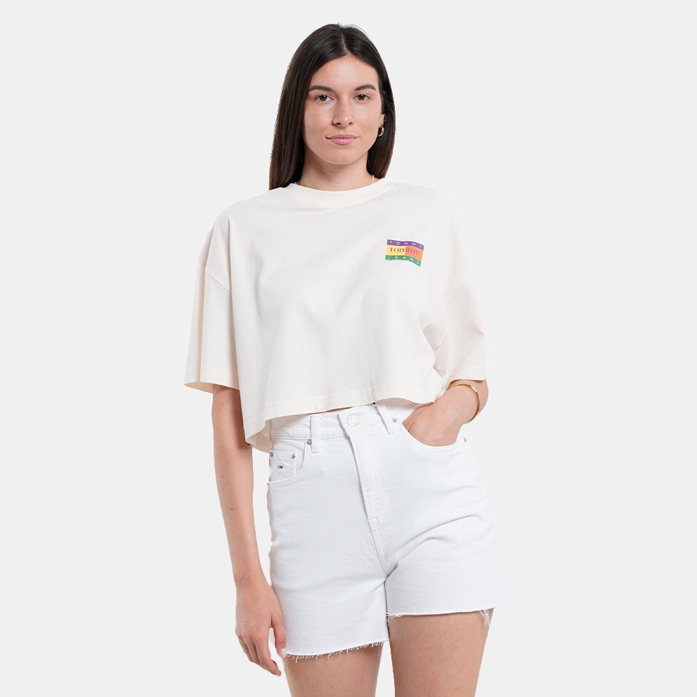 Tommy Jeans Summer Flag Γυναικείο T-shirt Cropped