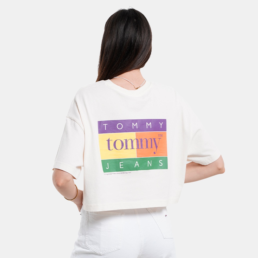 Tommy Jeans Summer Flag Γυναικείο T-shirt Cropped