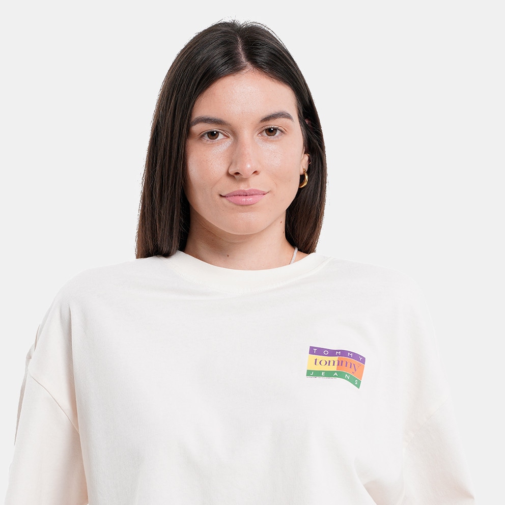 Tommy Jeans Summer Flag Γυναικείο T-shirt Cropped