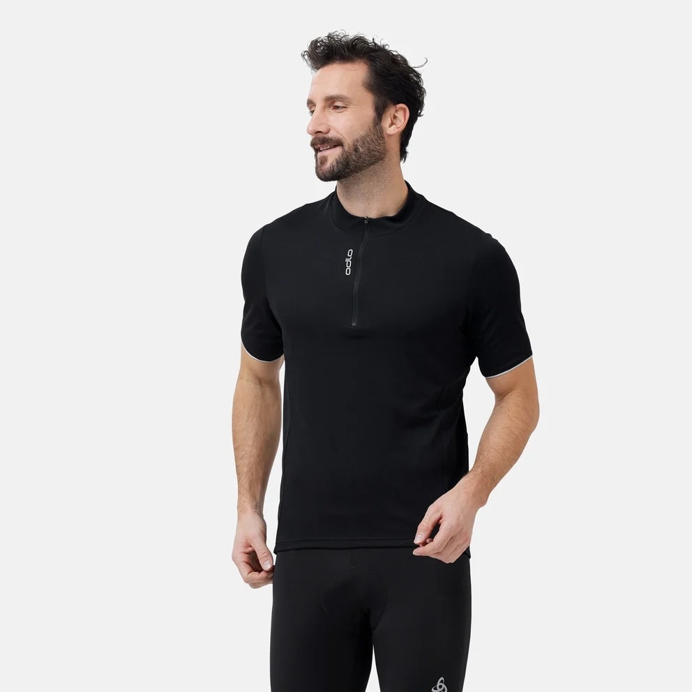 Odlo Odlo Essential Half Zip Ανδρικό T-shirt για Ποδηλασία (9000103718_1469)
