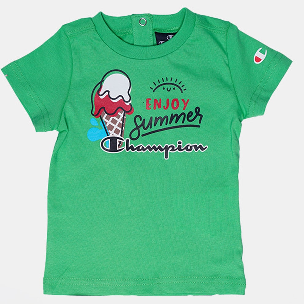 Champion Kids Crew Παιδικό Σετ Μπλούζα Σορτς