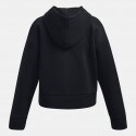Under Armour Rival Fleece Παιδική Cropped Μπλούζα με Κουκούλα