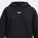 Under Armour Rival Fleece Παιδική Cropped Μπλούζα με Κουκούλα