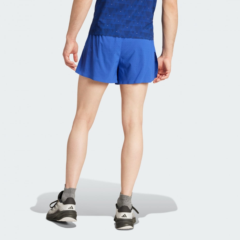adidas Team France Ανδρικό Split Σορτς για Τρέξιμο