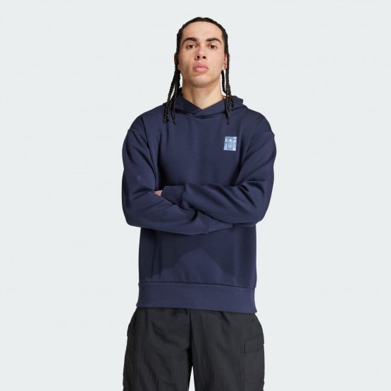 adidas Ajax Amsterdam Seasonal Doubleknit Ανδρική Μπλούζα με Κουκούλα