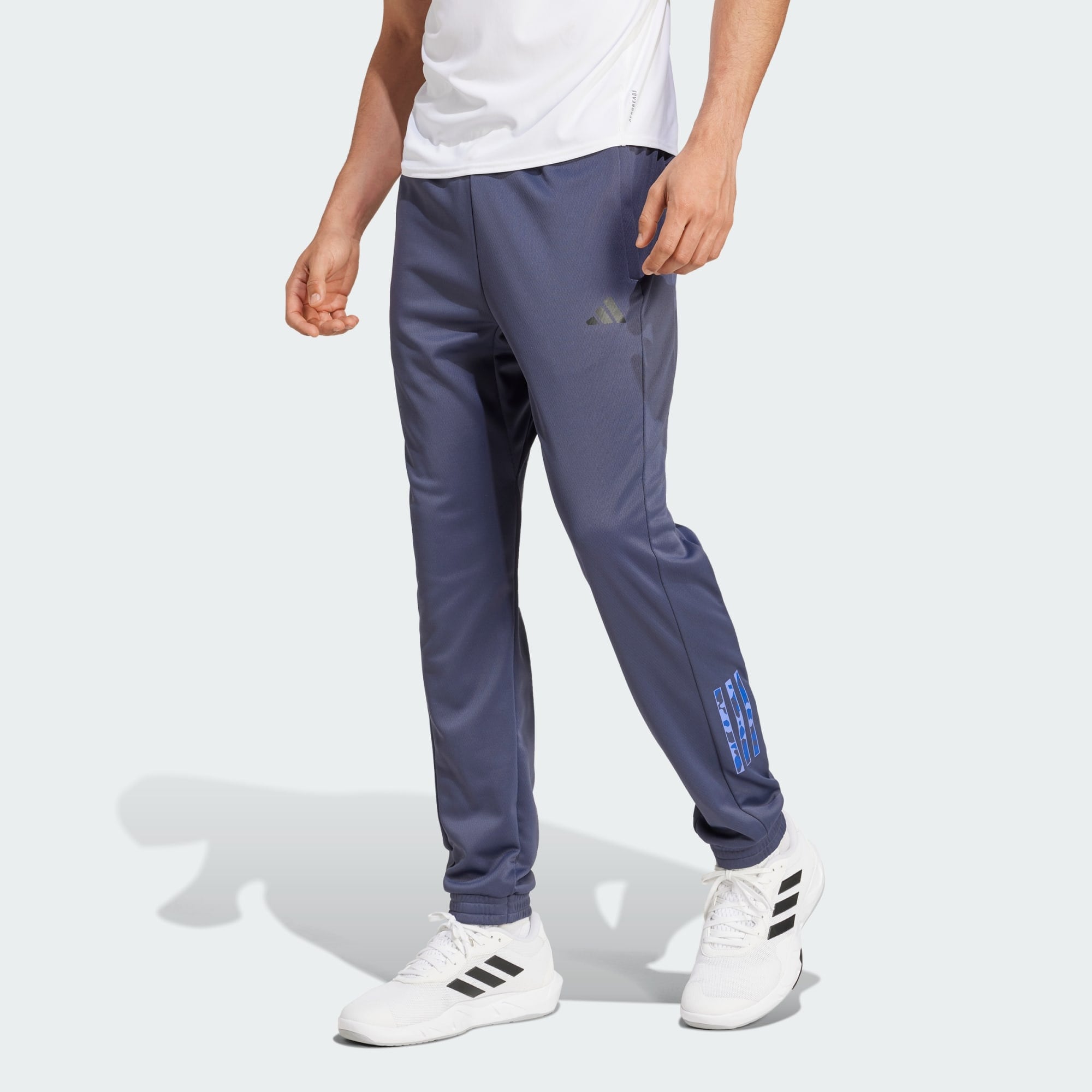 adidas Train Essentials Camo Training Pants Shadow Navy IX0925