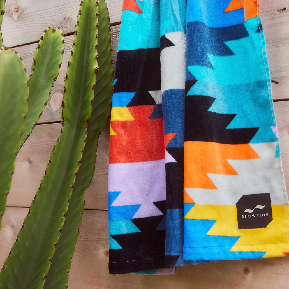 Slowtide Stacked - Deep Pacific Towel