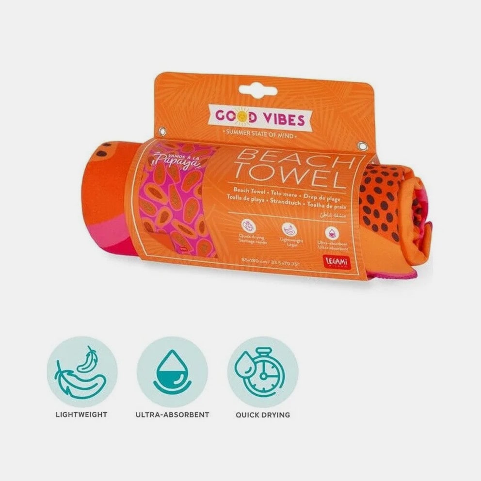 LEGAMI Bt0028 Beach Towel - Papaya