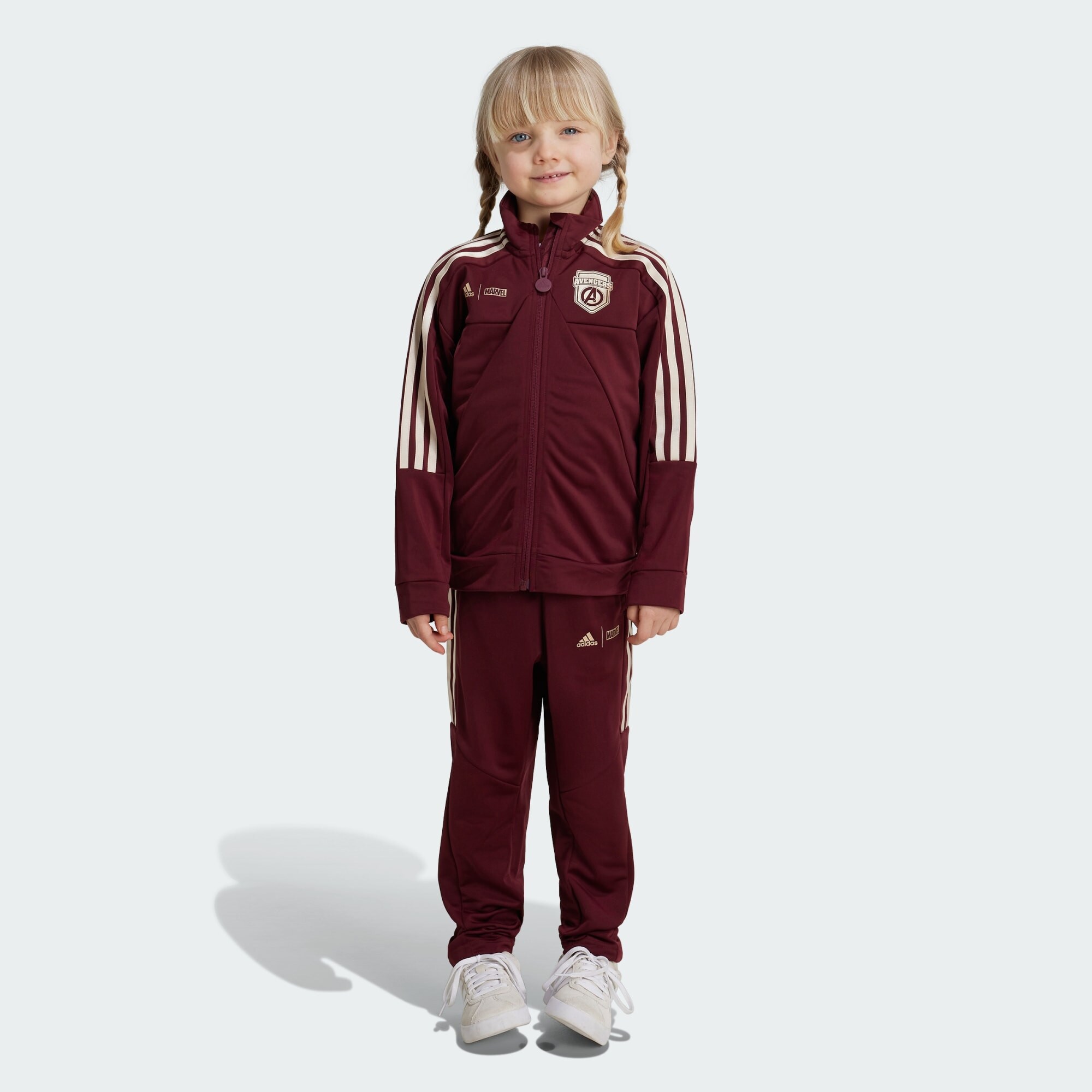 adidas Marvel Avengers Tiro Kids Tracksuit Red JG1257