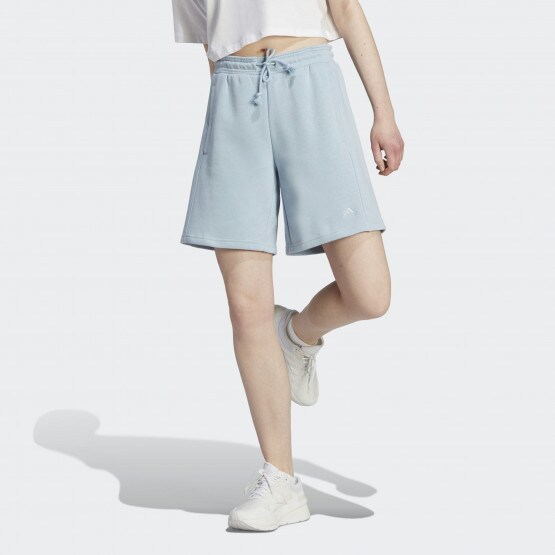 Adidas fleece shorts women's deals